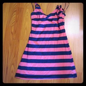 Pink and Blue Striped Tunic